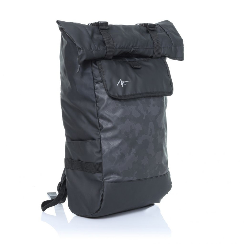 Batoh roll-top ART BP-8879 pro notebook / tablet 15,6" - černá