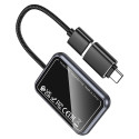 Hoco HU1 bezdrátový adaptér CarPlay USB-A/USB-C - černý