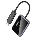 Hoco HU1 bezdrátový adaptér CarPlay USB-A/USB-C - černý