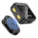 Bezdrátový klopový mikrofon Hoco L17 pro Lightning/USB-C – čern�