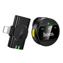 Bezdrátový mikrofon Hoco L21 Lightning pro chytré telefony - černý