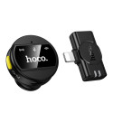 Bezdrátový mikrofon Hoco L21 Lightning pro chytré telefony - černý