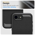 Spigen Rugged Armor MagSafe pouzdro pro iPhone 16e – černé