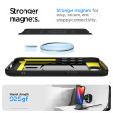Spigen Rugged Armor MagSafe pouzdro pro iPhone 16e – černé