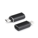 Nabíječka USB-C na Micro USB redukce černá