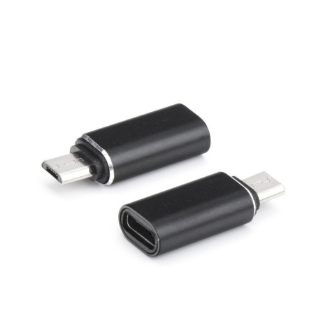 Nabíječka USB-C na Micro USB redukce černá