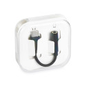 Redukce AUX USB-C na jack 3,5 mm - černá