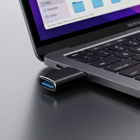 Blue Star adaptér USB-A 3.0 na USB-C černý