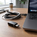 Blue Star adaptér USB-A 3.0 na USB-C černý