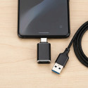 Blue Star adaptér USB-A 3.0 na USB-C černý