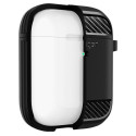 SPIGEN Rugged Armor Odolný kryt pro Apple AirPods 1/2, černý