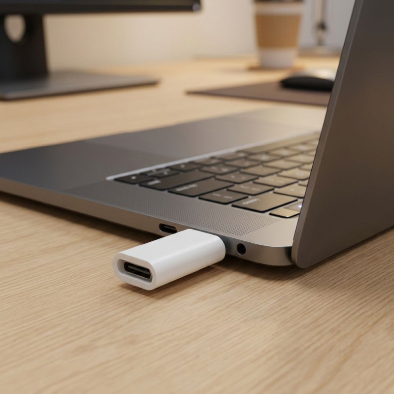 Redukce adaptér USB Type-C na Micro USB Blue Star pro nabíjení a data - modrá / bílá