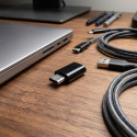 Adaptér USB-C na Micro USB Blue Star - černá
