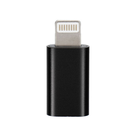 Blue Star USB-C na Lightning adaptér černý