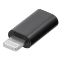 Blue Star USB-C na Lightning adaptér černý