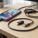 Blue Star USB-C na Lightning adaptér černý