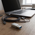 Blue Star USB‑C na USB‑A 3.0 adaptér (bílá/modrá)