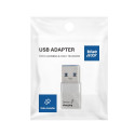 Blue Star USB‑C na USB‑A 3.0 adaptér (bílá/modrá)