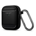 SPIGEN Rugged Armor Odolný kryt pro Apple AirPods 1/2, černý