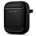 SPIGEN Rugged Armor Odolný kryt pro Apple AirPods 1/2, černý