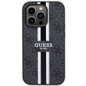 Kryt GUESS 4G Printed Stripes pro iPhone 14 Pro Max černý