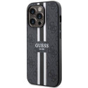 Kryt GUESS 4G Printed Stripes pro iPhone 14 Pro Max černý