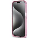 Kryt GUESS GUHMP15LHRSGSP pro iPhone 15 Pro – růžová glitter