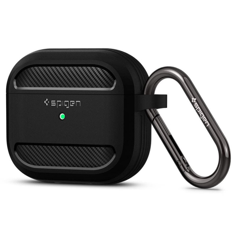 SPIGEN Rugged Armor Odolný kryt pro Apple AirPods 3 (2021), černý