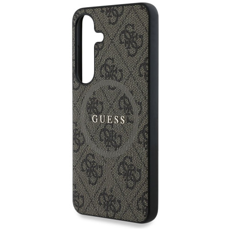 Kryt GUESS pro SAMSUNG S25 - hnědá (MagSafe)