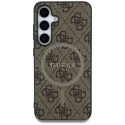 Kryt GUESS pro SAMSUNG S25 - hnědá (MagSafe)