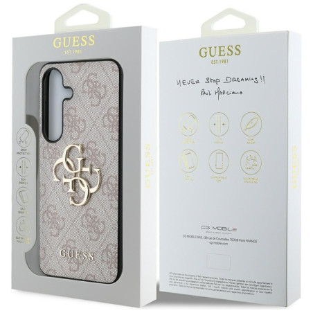 Kryt GUESS 4G pro Samsung S25 Plus – růžový