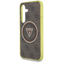 Kryt GUESS GUHMS25SHG4PRTGW pro Samsung S25 - hnědá