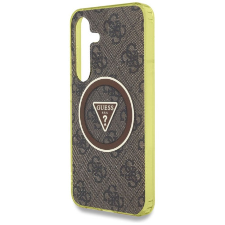 Kryt GUESS GUHMS25SHG4PRTGW pro Samsung S25 - hnědá