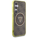 Kryt GUESS GUHMS25SHG4PRTGW pro Samsung S25 - hnědá