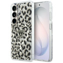 Kryt Guess IML Leopard Triangle pro Samsung S26 černý