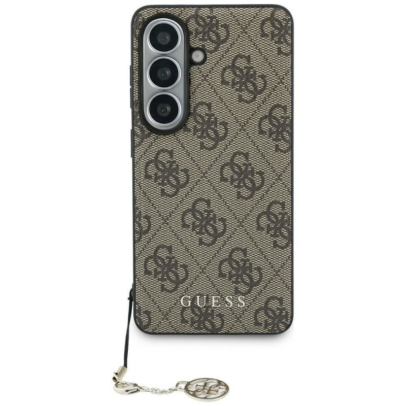 Kryt GUESS 4G CLASSIC LOGO CHARM pro SAMSUNG S26 - hnědý