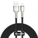 BASEUS CALJK-B01 Cafule Opletený kabel USB/Lightning 12W, 2m, černý