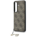 Kryt GUESS 4G CLASSIC LOGO CHARM pro S26 - hnědý