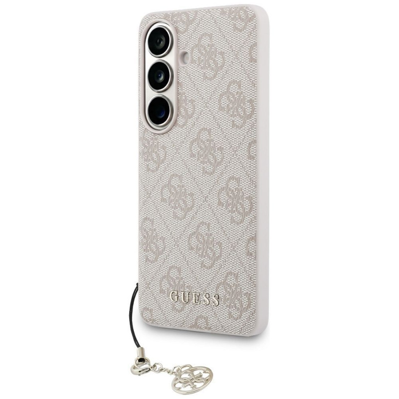 Kryt GUESS 4G CLASSIC LOGO CHARM pro SAMSUNG S26 - růžová