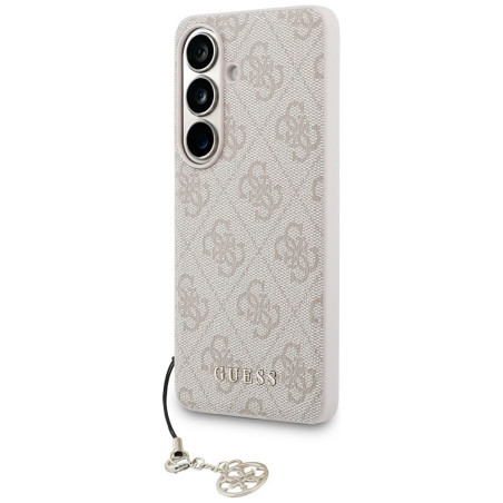 Kryt GUESS 4G CLASSIC LOGO CHARM pro Samsung S26 – růžová