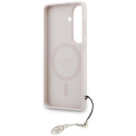 Kryt GUESS 4G CLASSIC LOGO CHARM pro Samsung S26 – růžová