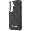 Kryt GUESS 4G Script MagSafe pro Samsung S26 - černý