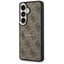 Kryt Guess 4G Embossed Ring pro SAMSUNG S26 - hnědý