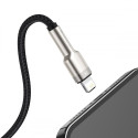 BASEUS CALJK-B01 Cafule Opletený kabel USB/Lightning 12W, 2m, černý