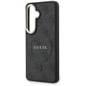 GUESS 4G Embossed Ring kryt pro Samsung S26 - černý