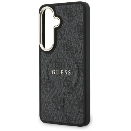GUESS 4G Embossed Ring kryt pro Samsung S26 - černý