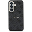GUESS 4G Embossed Ring kryt pro Samsung S26 - černý