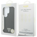 Kryt Guess FIXED GLITTER TRIANGLE pro S26 Ultra - černý