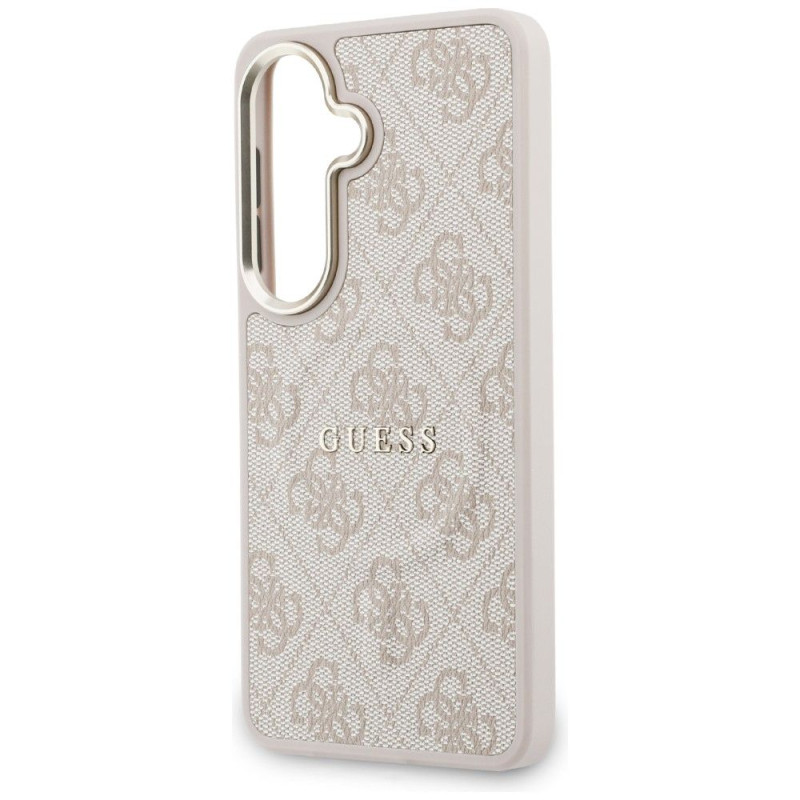 Kryt GUESS 4G EMBOSSED RING pro SAMSUNG S26 - růžový
