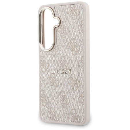 Kryt GUESS 4G Embossed Ring pro Samsung S26 - růžový